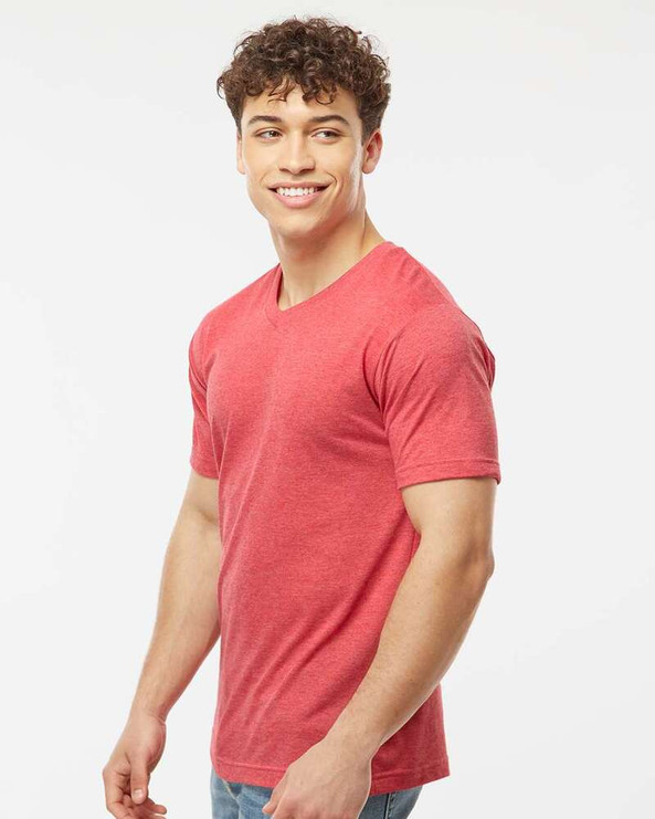 Tultex 207 - Poly-Rich V-Neck T-Shirt