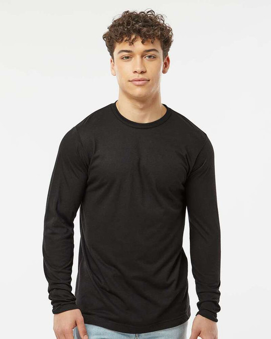 Tultex 242 - Camiseta de Manga Larga Poly-Rich