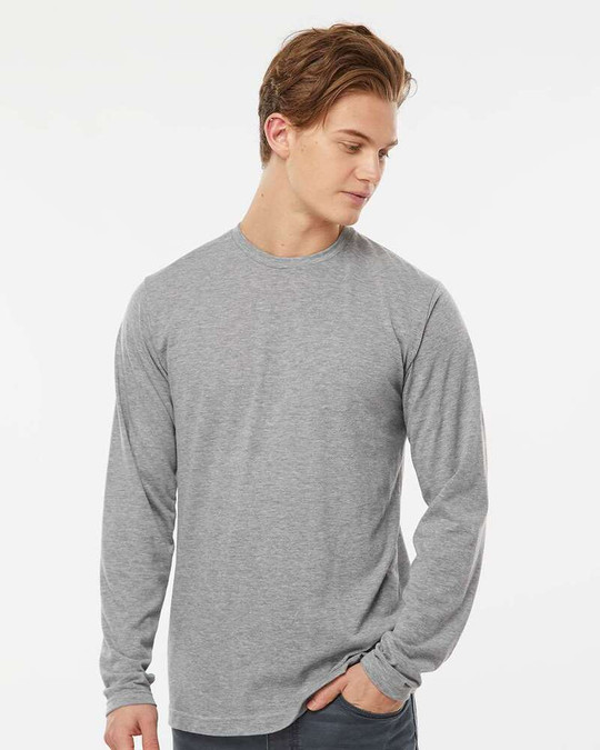 Tultex 242 - Camiseta de Manga Larga Poly-Rich