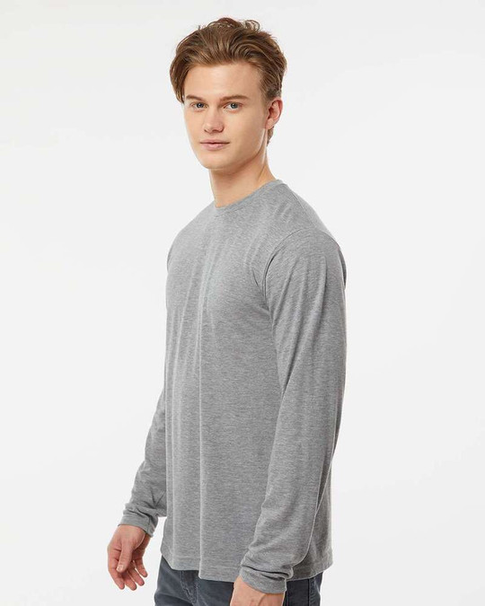 Tultex 242 - Camiseta de Manga Larga Poly-Rich