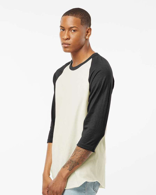 Tultex 245 - Camiseta Raglán de Jersey Fino