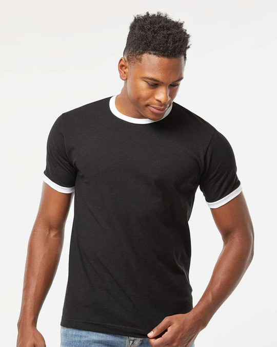 Tultex 246 - Camiseta Fine Jersey Ringer