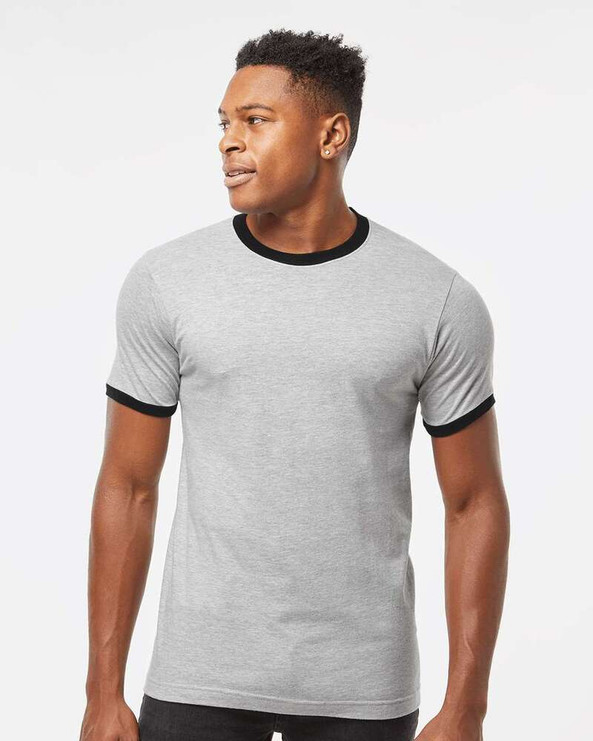 Tultex 246 - Fine Jersey Ringer T-Shirt