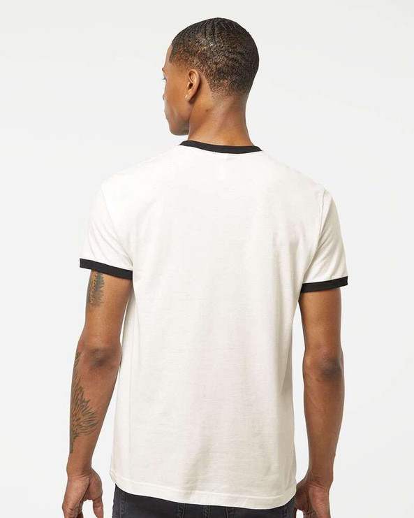 Tultex 246 - Fine Jersey Ringer T-Shirt