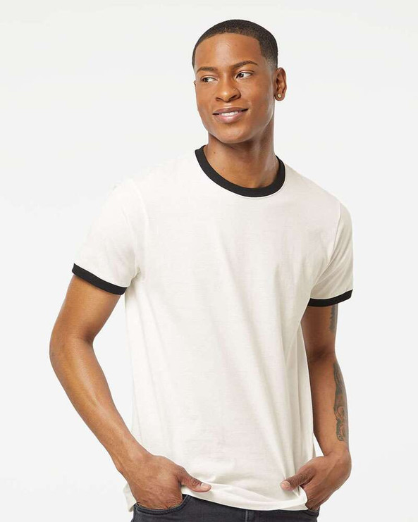 Tultex 246 - Fine Jersey Ringer T-Shirt