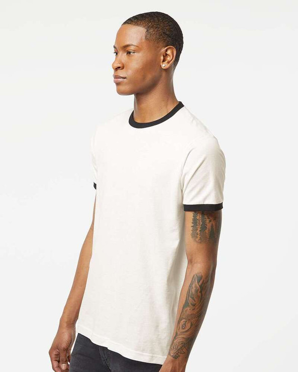 Tultex 246 - Fine Jersey Ringer T-Shirt