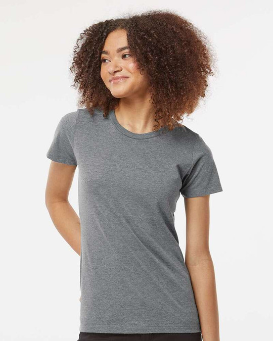Tultex 542 - Camiseta de Mujer de Mezcla de Algodón Premium