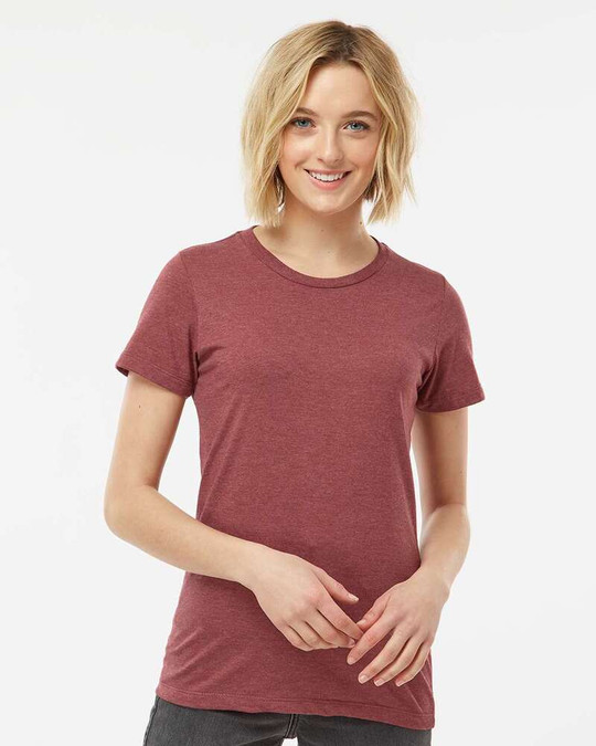Tultex 542 - Camiseta de Mujer de Mezcla de Algodón Premium