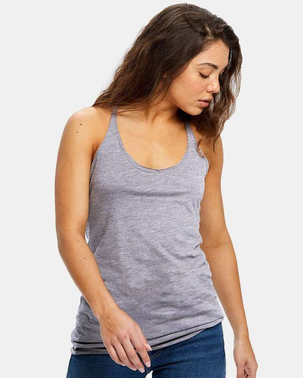 US Blanks US575 - Women's Raw Edge Racer Tank Top