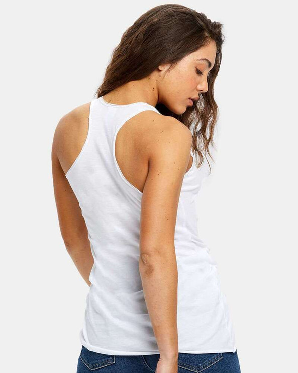 US Blanks US575 - Women's Raw Edge Racer Tank Top