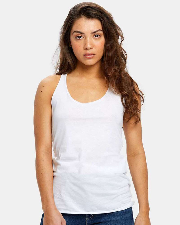 US Blanks US575 - Women's Raw Edge Racer Tank Top