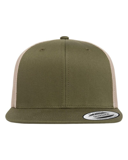 YP Classics 6609 - Gorra Retro Trucker de Perfil Alto
