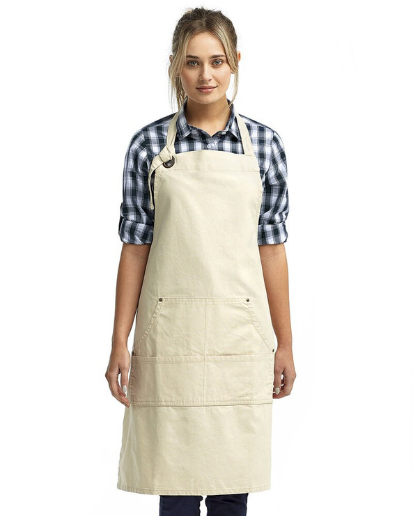 Artisan Collection by Reprime RP137 - Unisex "Calibre" Heavy Cotton Canvas Pocket Apron