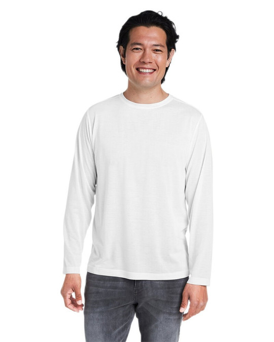 CORE365 CE111L - T-shirt à manches longues pour adulte Fusion ChromaSoft Performance