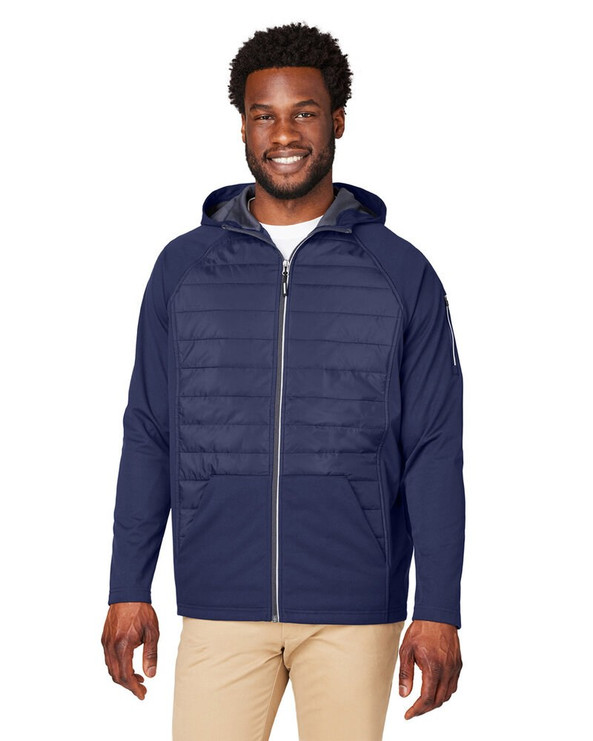 Core365 CE808 - Unisex Techno Lite Hybrid Hooded Jacket
