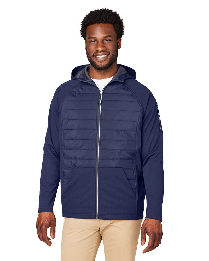 Core365 CE808 - Unisex Techno Lite Hybrid Hooded Jacket