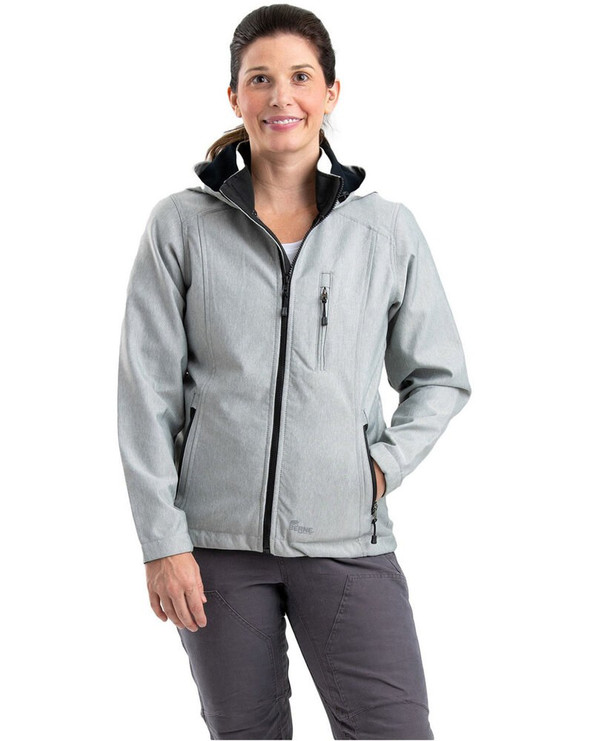 Berne WJS301 - Ladies Hooded Softshell Jacket