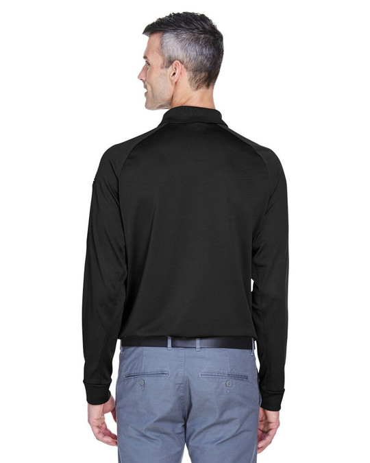 Harriton M211L - Polo tactique à manches longues Advantage Snag Protection Plus pour hommes