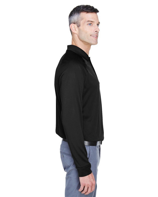 Harriton M211L - Polo tactique à manches longues Advantage Snag Protection Plus pour hommes