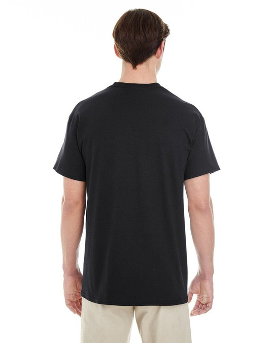 Gildan G530 - T-shirt de poche en coton épais unisexe