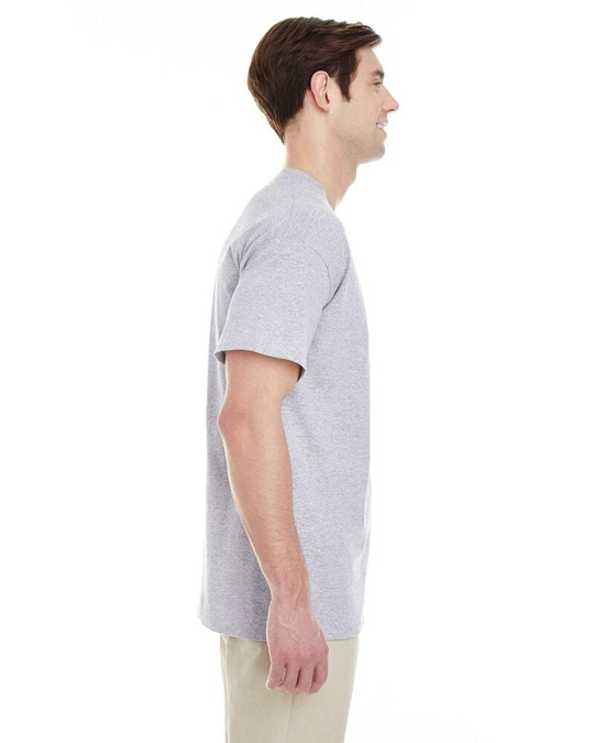 Gildan G530 - T-shirt de poche en coton épais unisexe