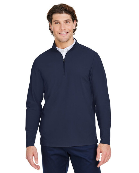 Devon & Jones DG410 - CrownLux Performance® Quarter-Zip soudé Windsor pour homme