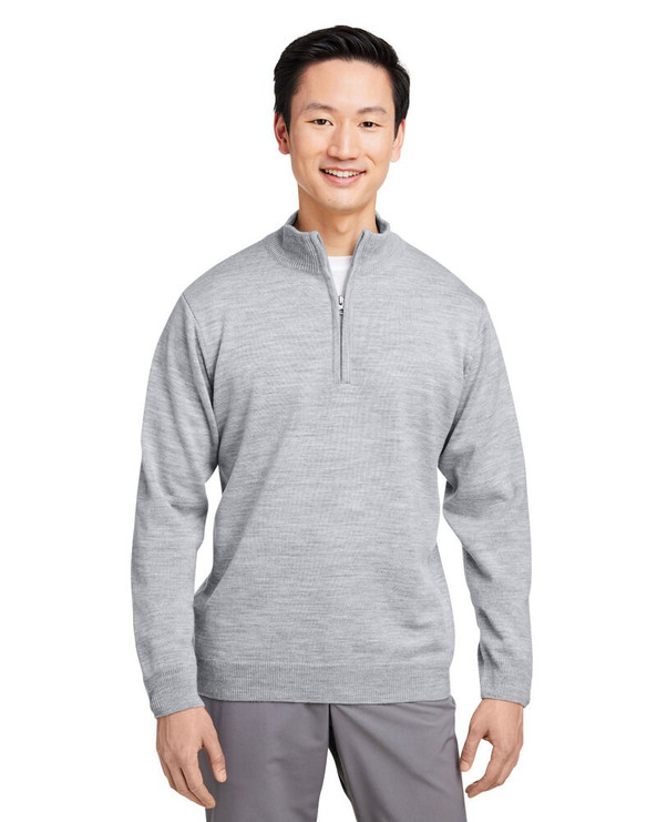 Harriton M421 - Unisex Pilbloc Quarter-Zip Sweater