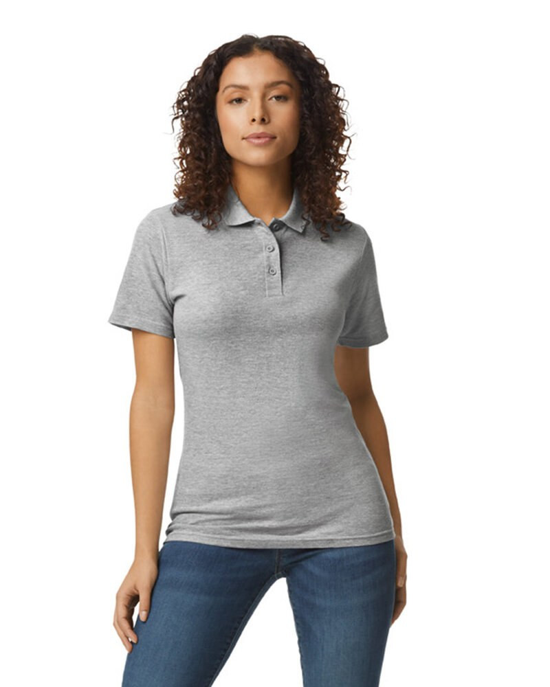 Gildan G648L - Ladies Softstyle Double Pique Polo