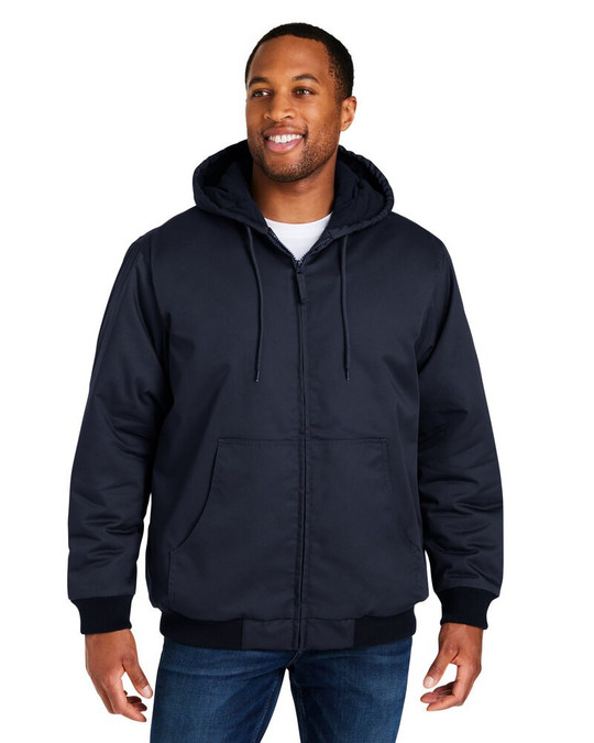 Harriton M722T - Veste à capuche zippée intégrale ClimaBloc® pour homme grande taille