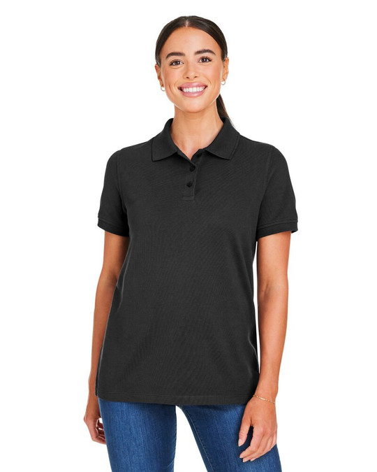 Harriton M205W - Polo en coton anti-accroc Valiant pour dames