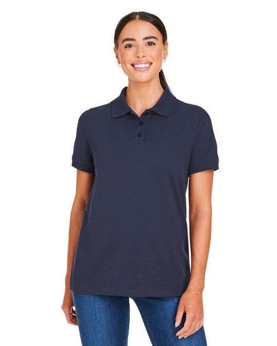 Harriton M205W - Polo en coton anti-accroc Valiant pour dames