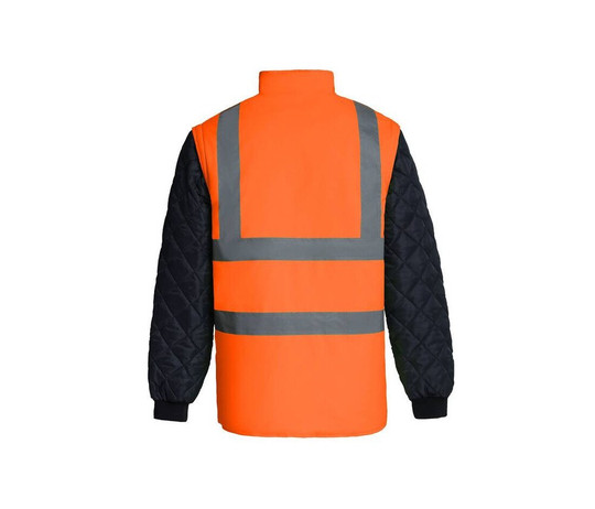YOKO YK008SL - HI-VIS QUILTED JACKET WITH DETACHABLE SLEEVES