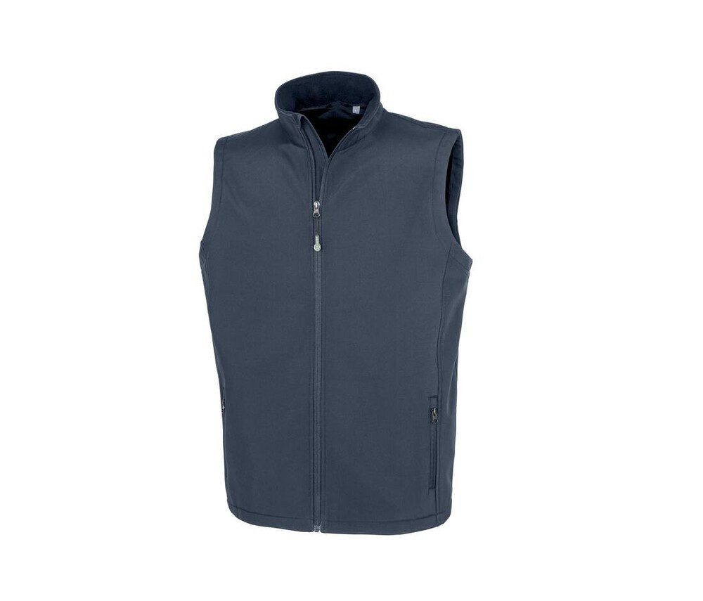RESULT RS902M - MENS RECYCLED 2-LAYER PRINTABLE SOFTSHELL BODYWARMER