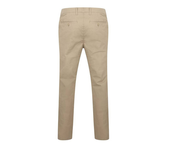 HENBURY HY650 - MEN'S STRETCH CHINO - FLEX WAISTBAND