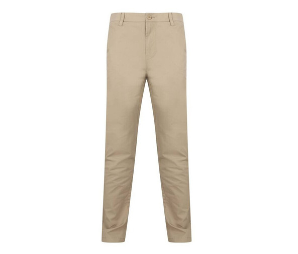 HENBURY HY650 - MEN'S STRETCH CHINO - FLEX WAISTBAND