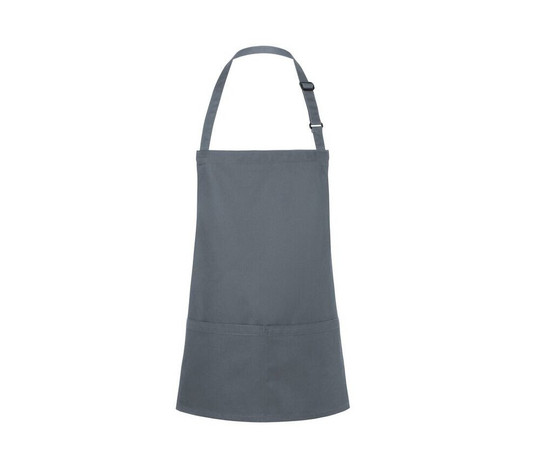 KARLOWSKY KYBLS6 - SHORT BIB APRON BASIC WITH BUCKLE AND POCKET