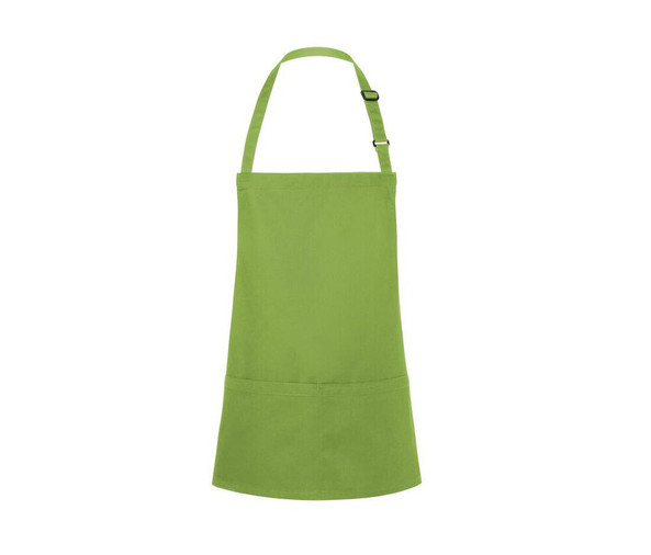 KARLOWSKY KYBLS6 - SHORT BIB APRON BASIC WITH BUCKLE AND POCKET