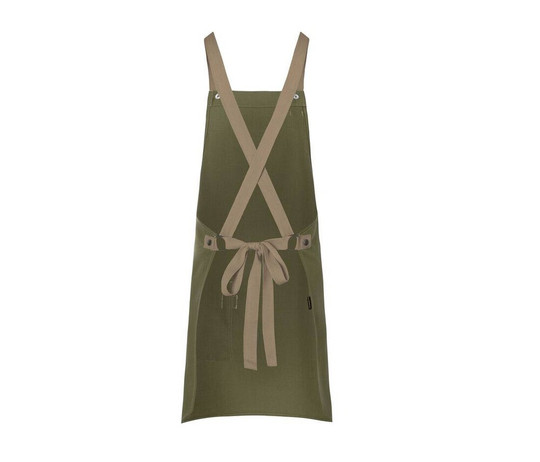 KARLOWSKY KYLS38 - Tablier à bavette Urban-Look avec bretelles croisées et poche