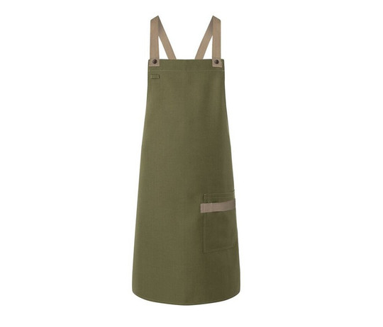 KARLOWSKY KYLS38 - Tablier à bavette Urban-Look avec bretelles croisées et poche