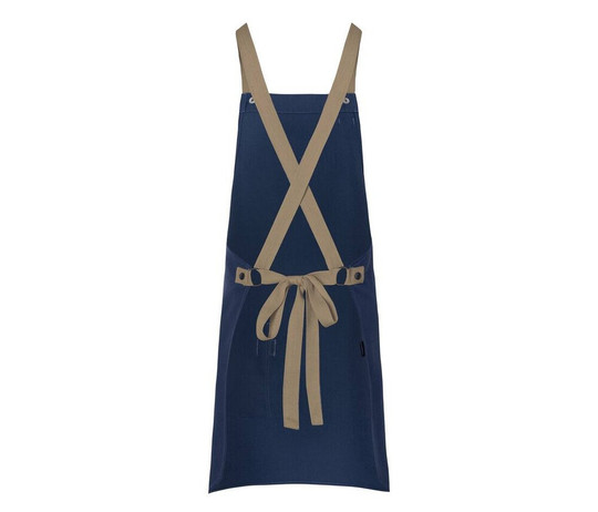 KARLOWSKY KYLS38 - BIB APRON URBAN-LOOK WITH CROSS STRAPS AND POCKET