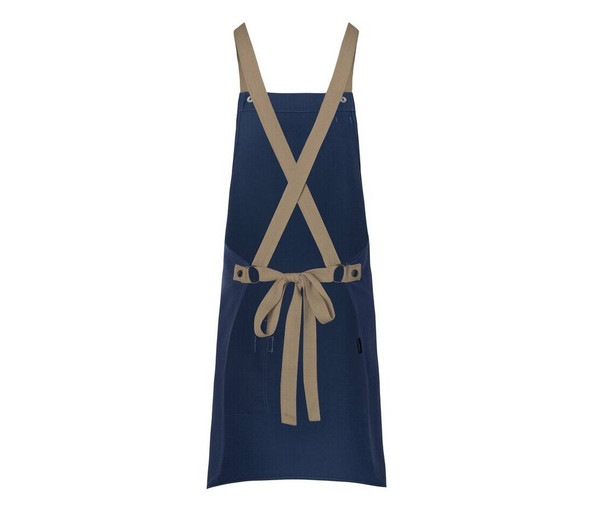 KARLOWSKY KYLS38 - BIB APRON URBAN-LOOK WITH CROSS STRAPS AND POCKET