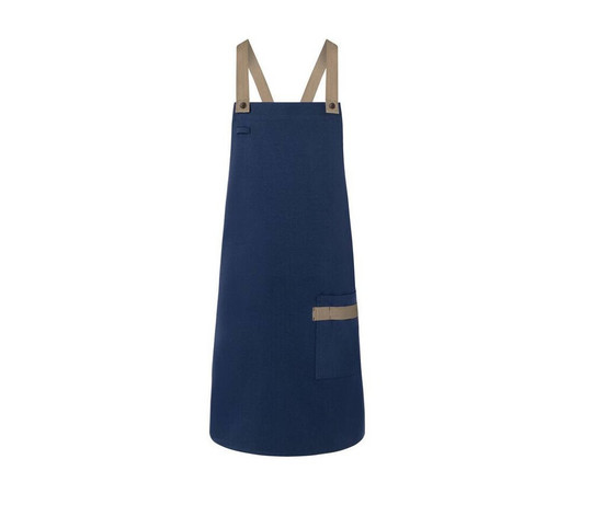 KARLOWSKY KYLS38 - BIB APRON URBAN-LOOK WITH CROSS STRAPS AND POCKET