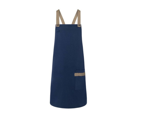 KARLOWSKY KYLS38 - BIB APRON URBAN-LOOK WITH CROSS STRAPS AND POCKET