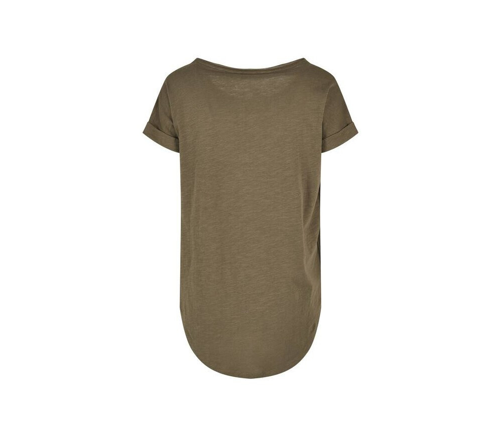 Build Your Brand BY036 - T-shirt con retro lungo