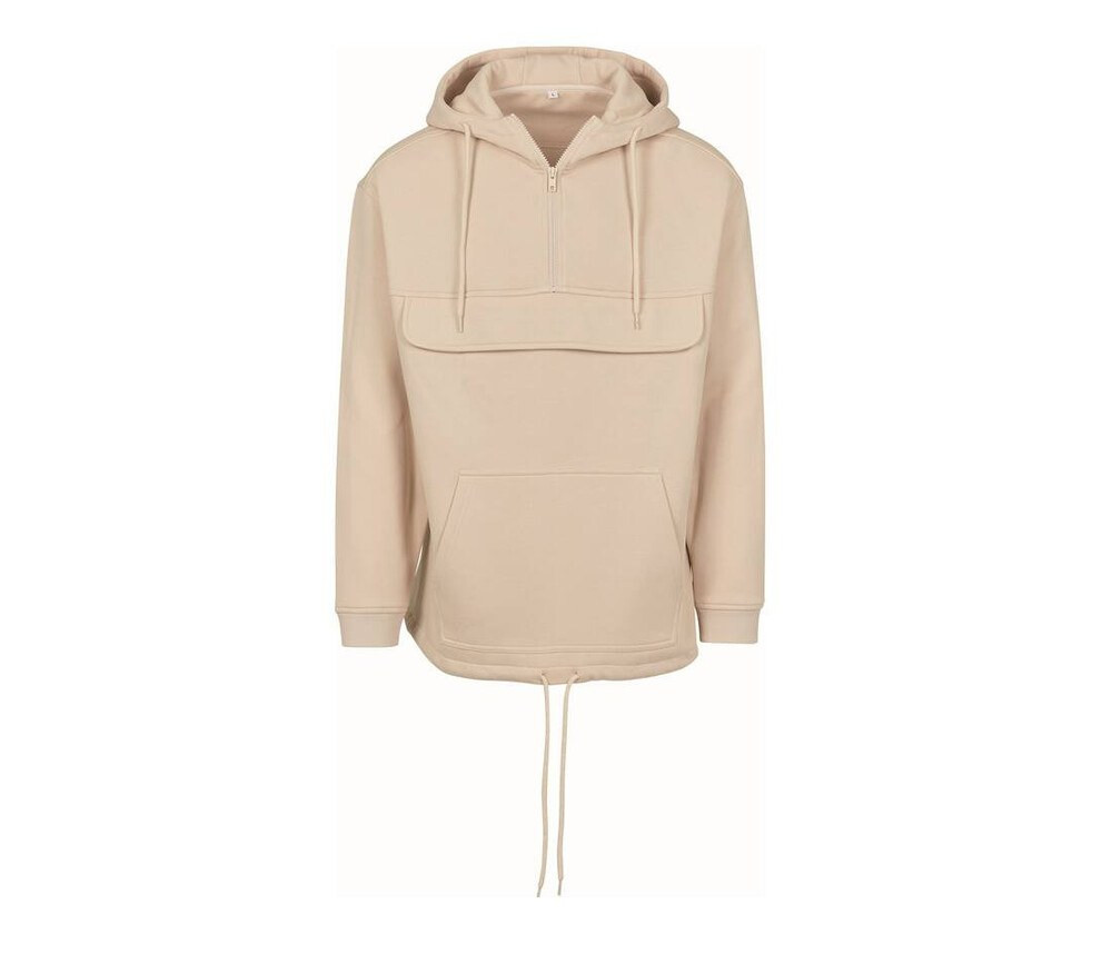 Build Your Brand BY098 - Hooded man Hooded zip neck