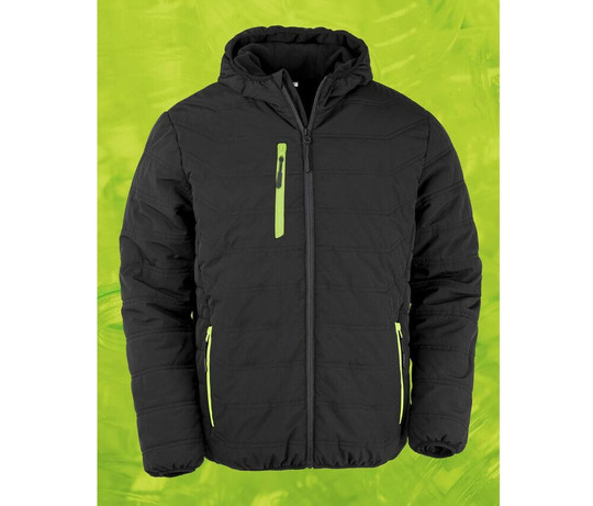Result RS240X - MUSTA COMPASS PADDED TALVITAKKI