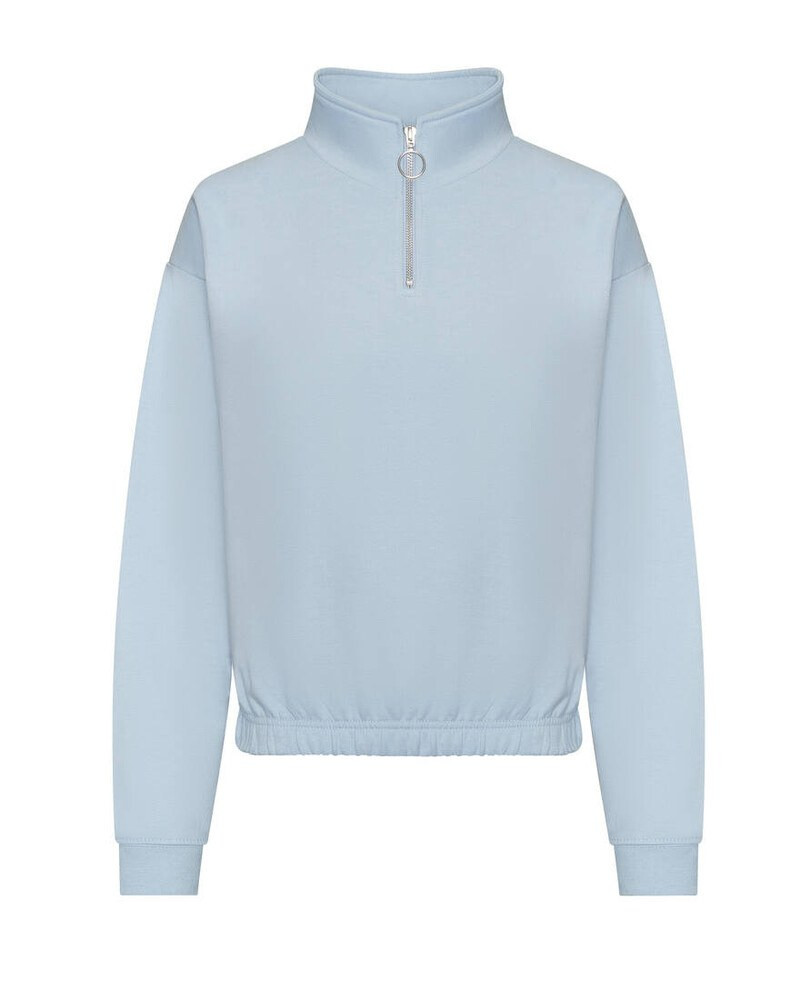 AWDIS JH037 - DAM CROPPED 1/4 ZIP SWEATSHIRT