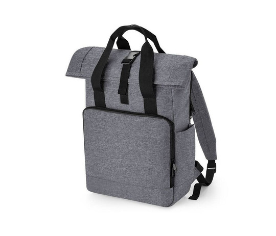 Bag Base BG118L - RECYCELTER ZWEI-GRIFF ROLL-TOP LAPTOP RUCKSACK