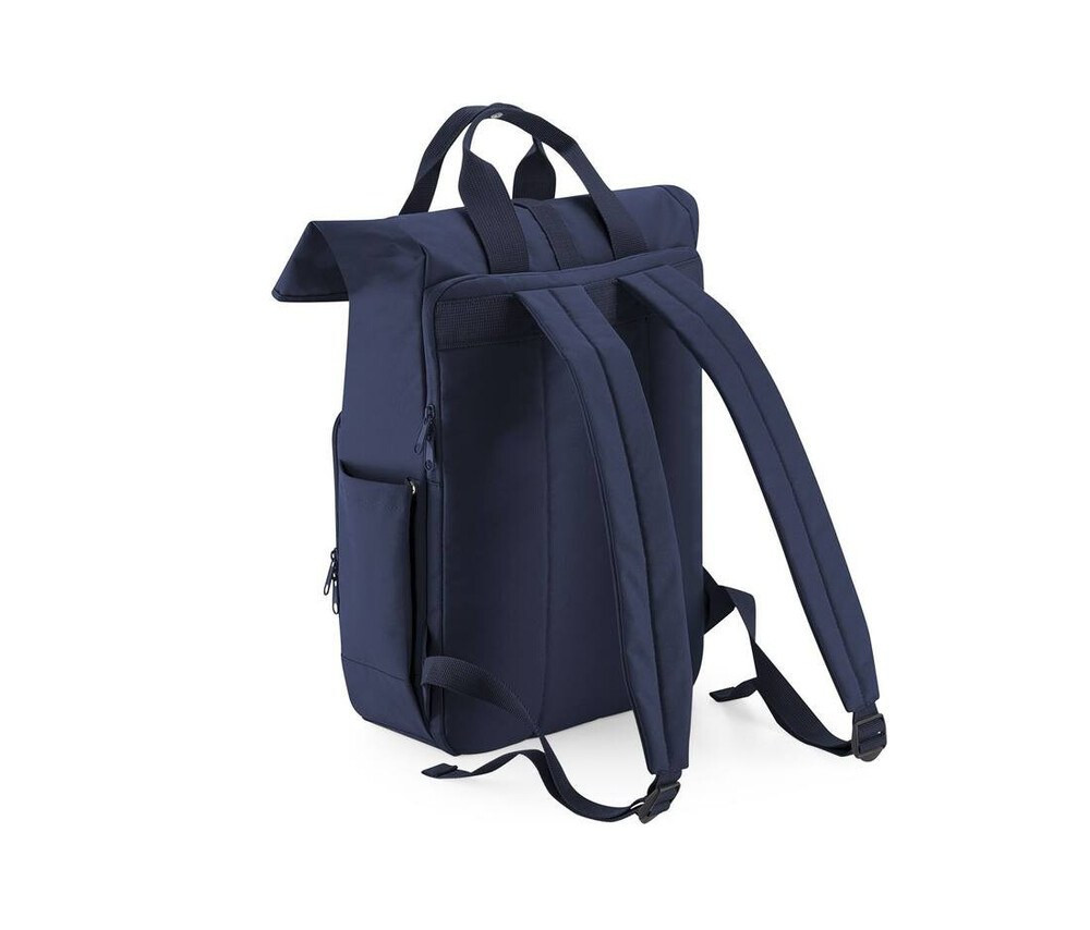 BAG BASE BG118L - RECYCLED TWIN HANDLE ROLL-TOP LAPTOP BACKPACK