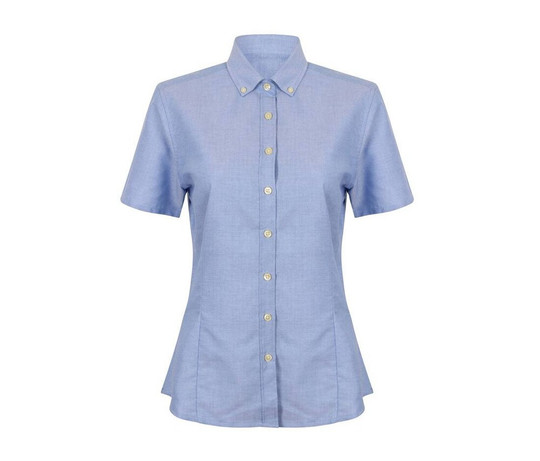 Henbury HY518R - DAMEN MODERNES S/S OXFORD HEMD – REGULAR FIT